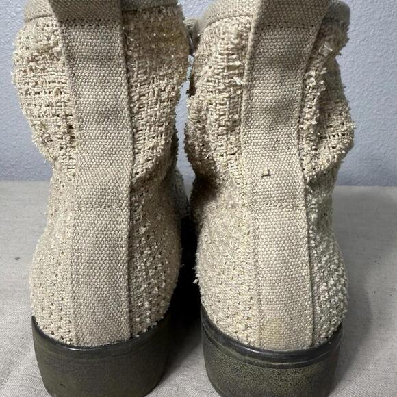 Rocket Dog Tave Beige Heavy Washed Canvas Boots Size 8.5 - Picture 2 of 7